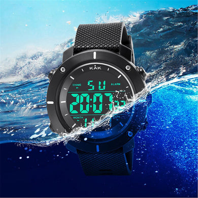 Men Military Sport Digital Waterproof Watch