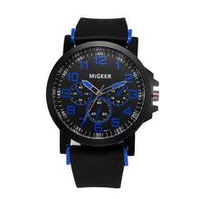 Load image into Gallery viewer, Men Classic Black Silicone Watch