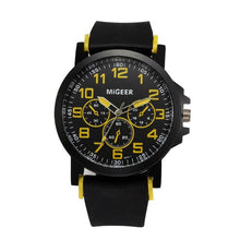 Load image into Gallery viewer, Men Classic Black Silicone Watch