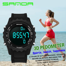 Load image into Gallery viewer, Unisex Sport Pedometer Watch